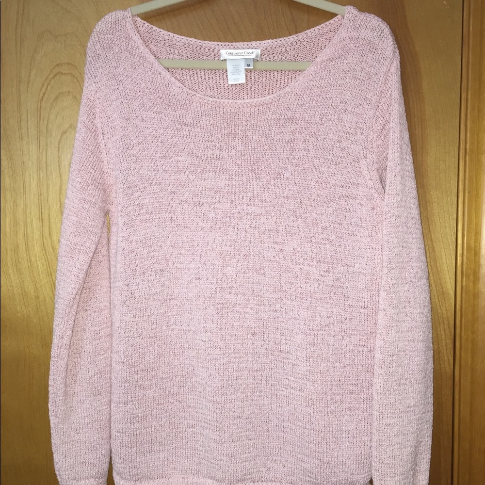 Coldwater Creek pink sweater